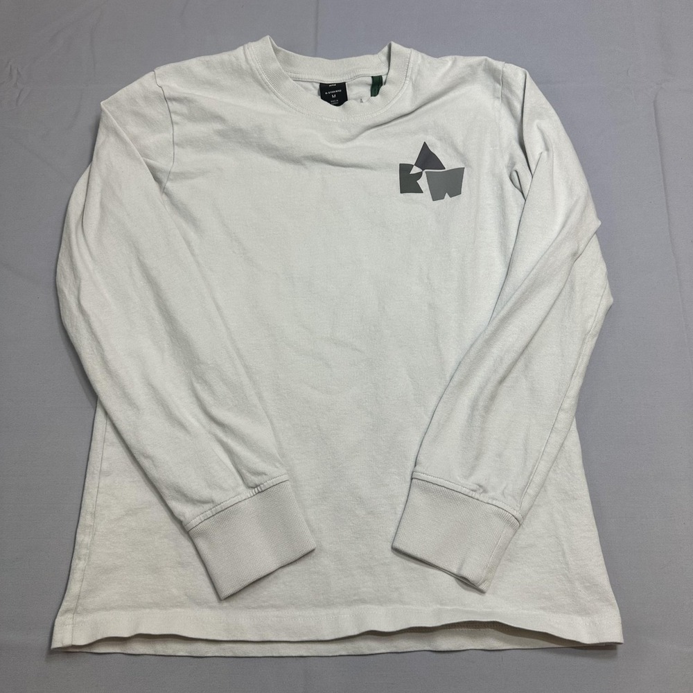 G-STAR RAW Shirt Mens M Gray Jersey Utility Grunge Punk Skateboarding
